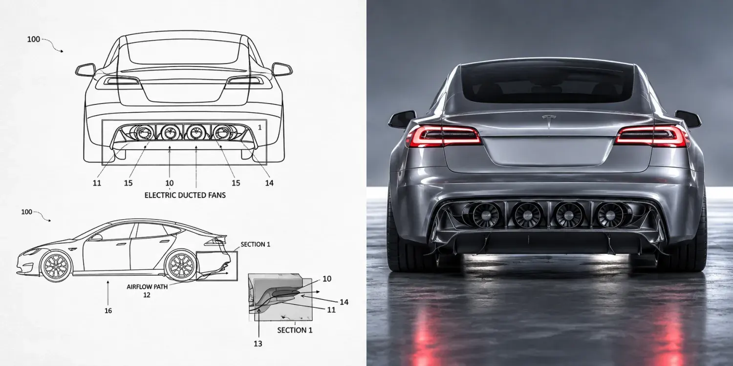 Tesla fan car patent
