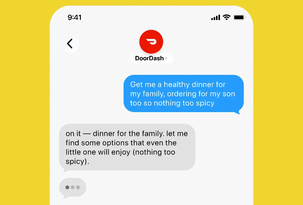 DoorDash yapay zeka asistanı ile sipariş dönemi: TechCrunch fotoğrafı (1)