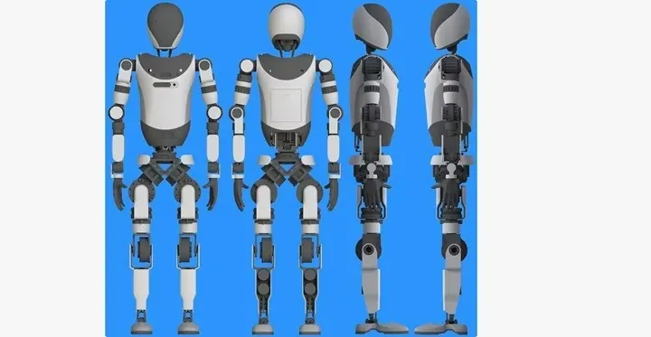 Pürüzsüz beyaz porselen bir robot eklem parçası ile siyah cam küre, BYD'nin insansı robot tasarımını simgeliyor.