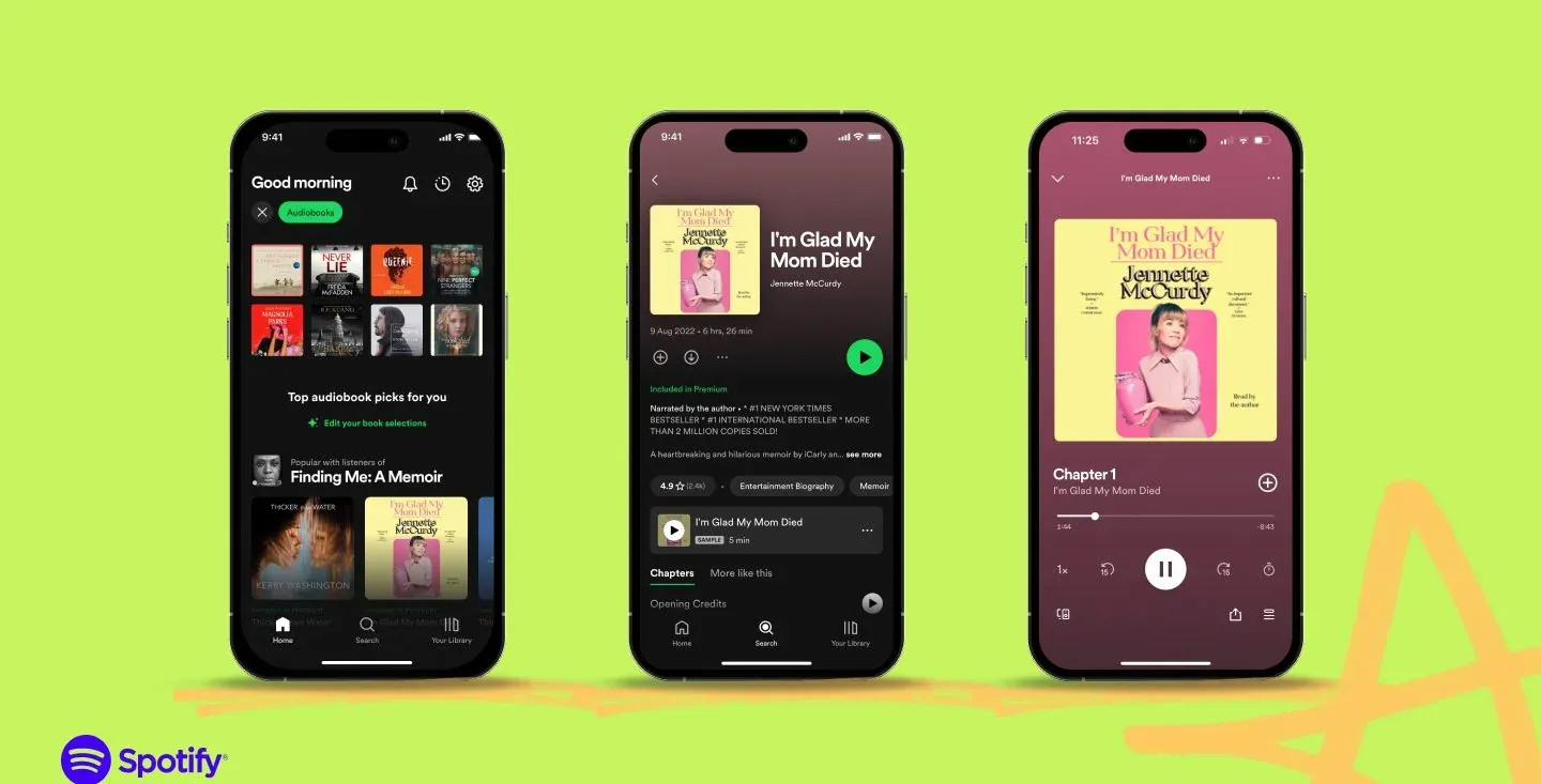Spotify Sesli Kitap Hizmeti Türkiye'ye Geliyor — Spotify sesli kitap genişlemesi, Audiobooks+ paketi, Page Match özelliği…