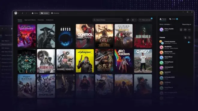 Yapay zeka destekli yeni Epic Games Başlatıcısı yayında: LOG fotoğrafı (1)