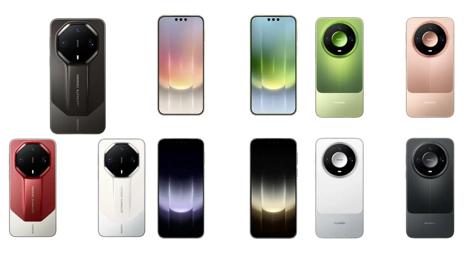 Huawei Mate 90 serisi amiral gemisi akıllı telefon ve yanında modüler kamera aksesuarı