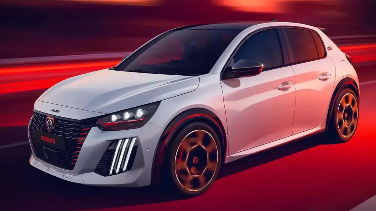 Koyu grafit kaide üzerinde neon mavi cam yarığa sahip aerodinamik kompozit heykel: elektrikli spor aracı simgeliyor