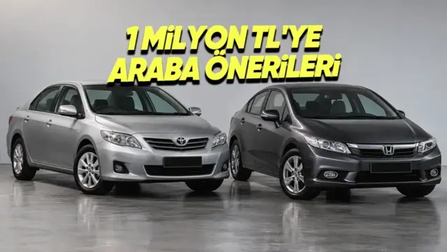 1 Milyon TL ve Altına Alınabilecek En Sorunsuz İkinci El Otomobiller