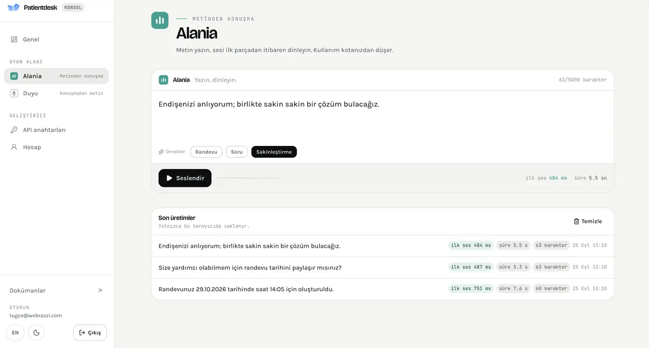 Patientdesk.ai'dan Türkçe ses modelleri: Webrazzi fotoğrafı (3)
