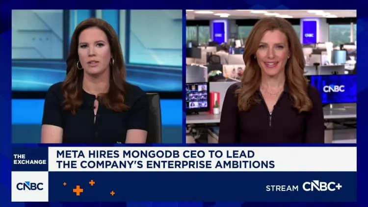 Meta hires MongoDB CEO to lead company's enterprise ambitions