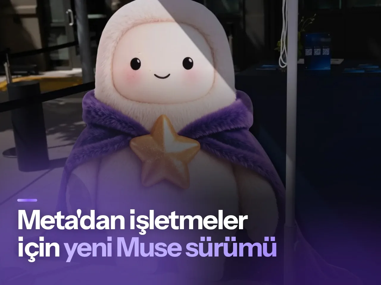 Şeffaf cam blok üzerinde parlayan ışığı temsil eden minimal görsel