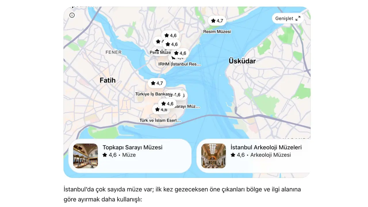 ChatGPT için Haritalar dönemi: LOG fotoğrafı (2)