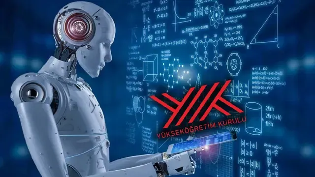 Dijital Üniversite Platformu yapay zekâ okulu başvuru detaylarını temsil eden soyut cam bloklar görseli
